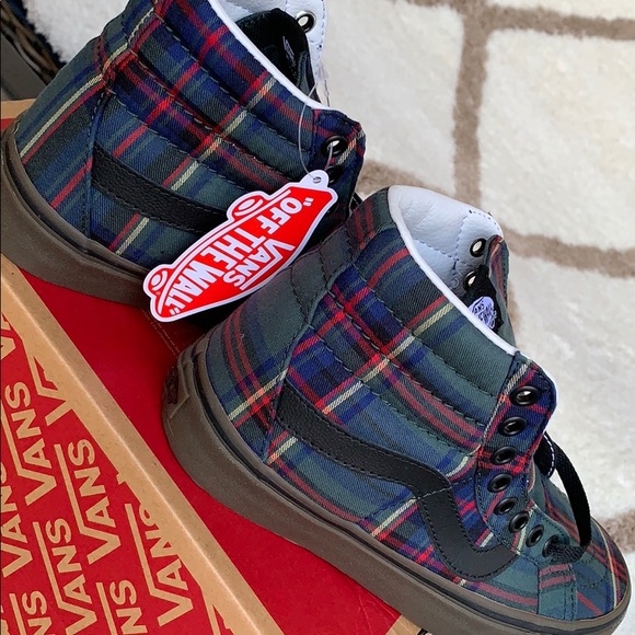 VANS SK8-Hi REISSUE TARTAN GUM BLACK/CLASSIC WMNS - Picture 11 of 16